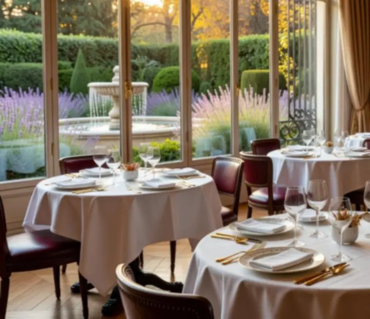 Banquet d’événement privé sur une terrasse parisienne avec vue sur un salon de jeux élégant